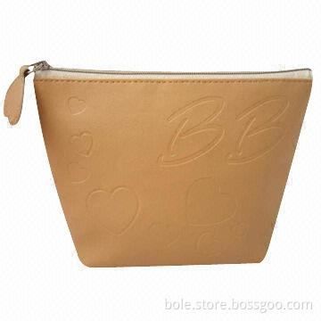 Cute Cosmetic Bag Made of PU, Can be Customized by Clients' Logo